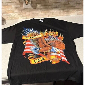 Vintage Tennessee river USA shirt with eagle‎